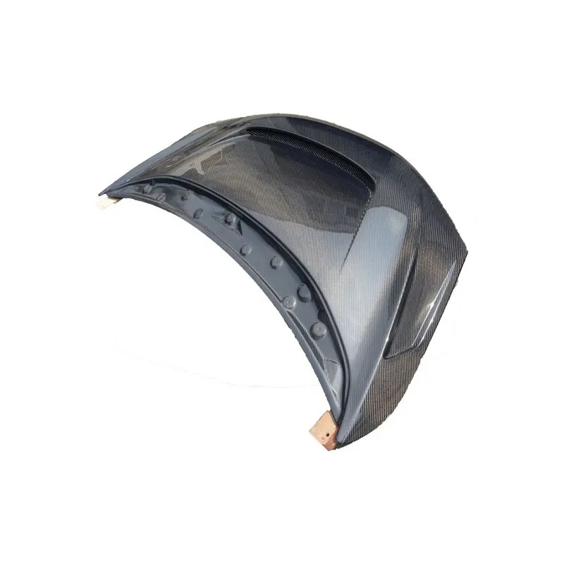 Carbon Fiber Bonnet Hood for  New Jazz Fit 2014 M Style Engine Cover Bodykit for Car
